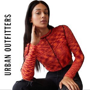 NEW The Ragged Priest Urban Outfitters UO Streamer Sweater Cropped Top S L